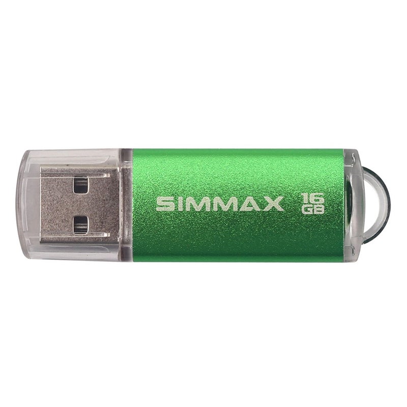 SIMMAX USB Flash Drives 5 Pack 16GB USB 2.0 Flash Drive Memory Stick Thumb Drive Pen Drive with Led Indicator (Blue Green Black Red Purple) - Image 2